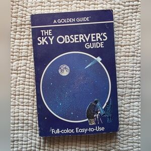 Vintage Book | Golden Guide | The Sky Observer's Guide